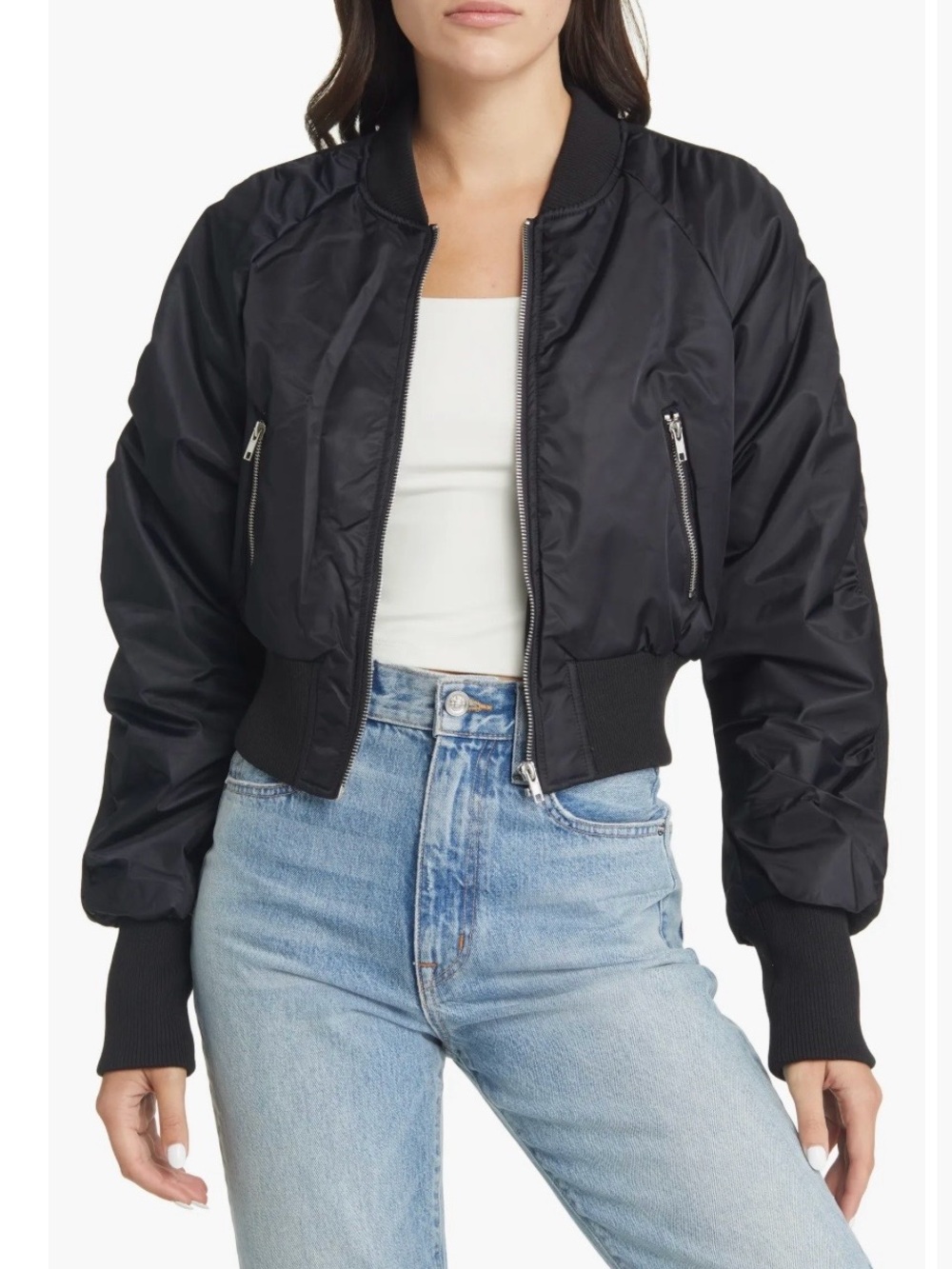 Steve Madden Eva Bomber Jacket | Like New Condition